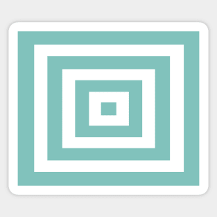 Abstract geometric pattern - blue and white. Sticker